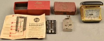 REISEWECKER UND 2 MESSGERÄTE