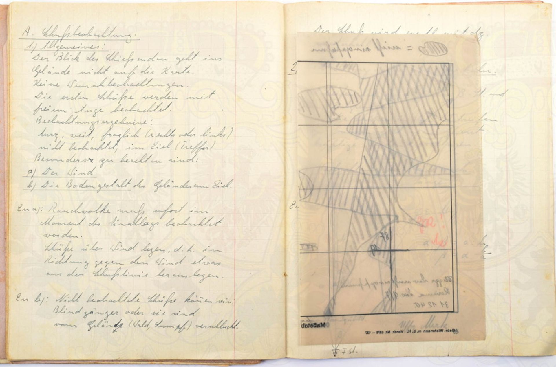 6 workbooks of a Wehrmacht artillery NCO 1940/1941 - Image 3 of 3