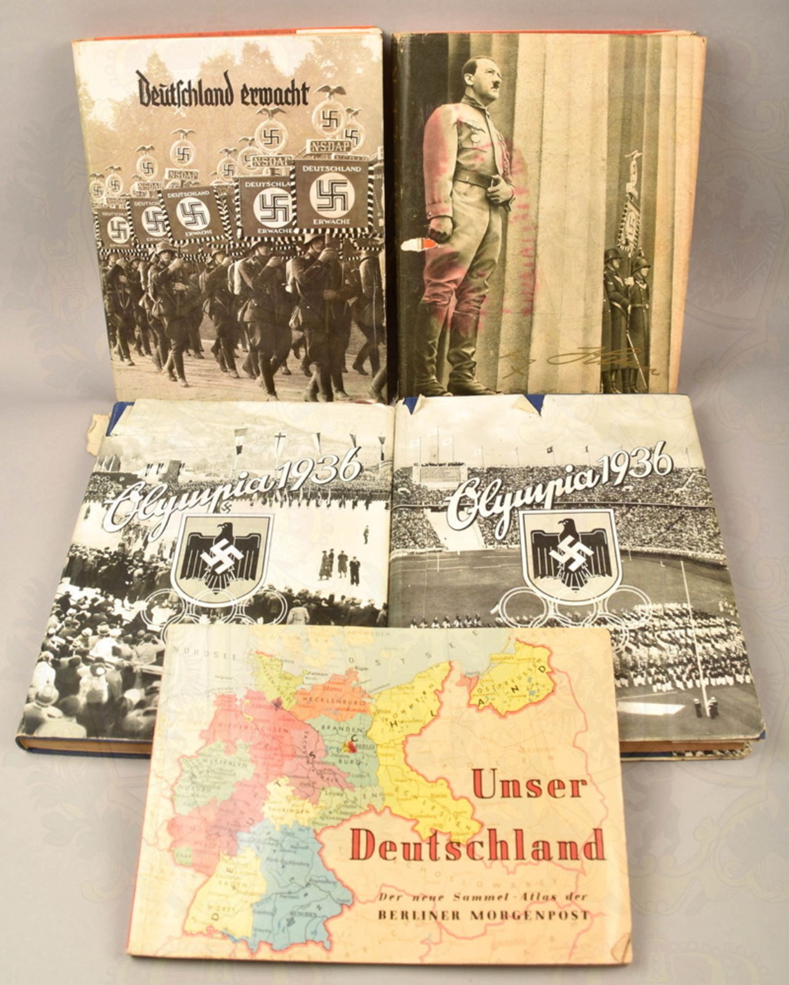 5 Alben Drittes Reich, Olympia 1936 und Deutschland - Bild 2 aus 2