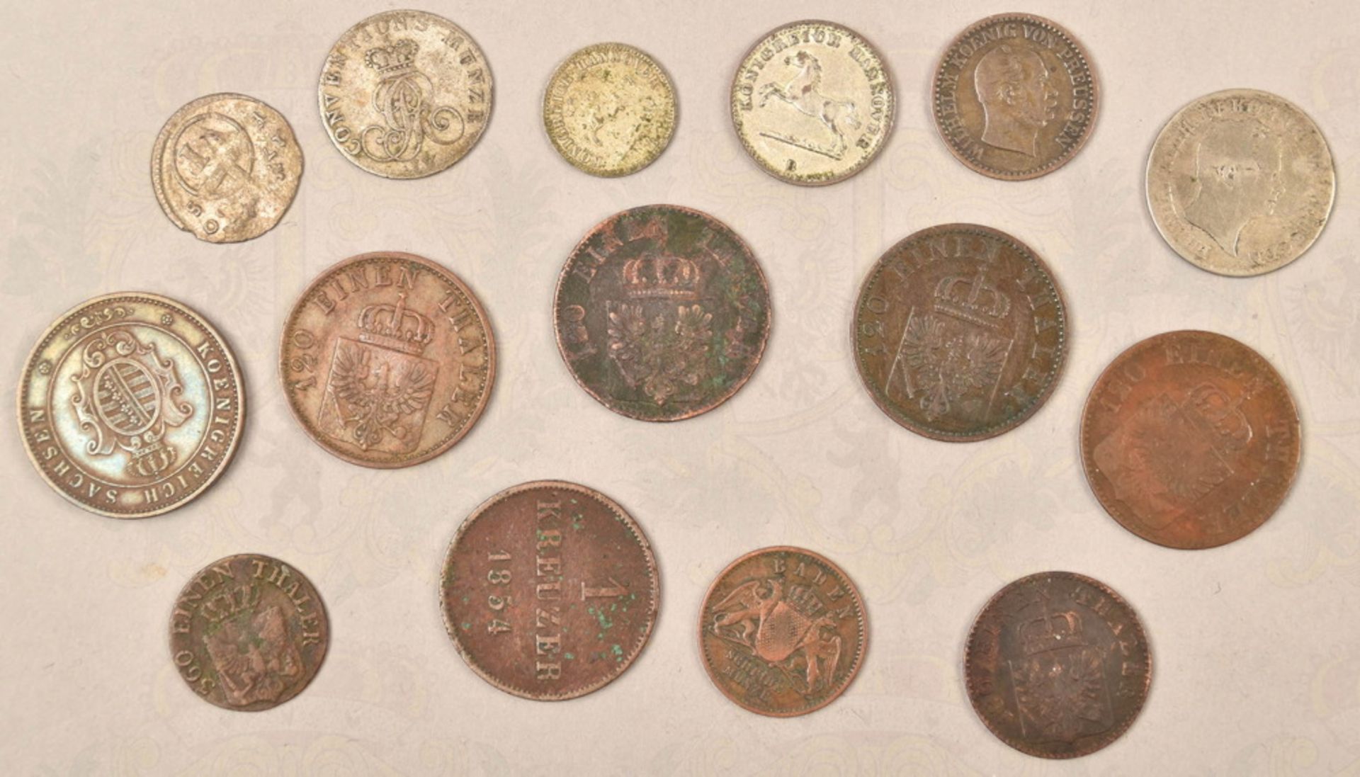 15 Kleinmünzen Alt-Deutschland 1760-1870