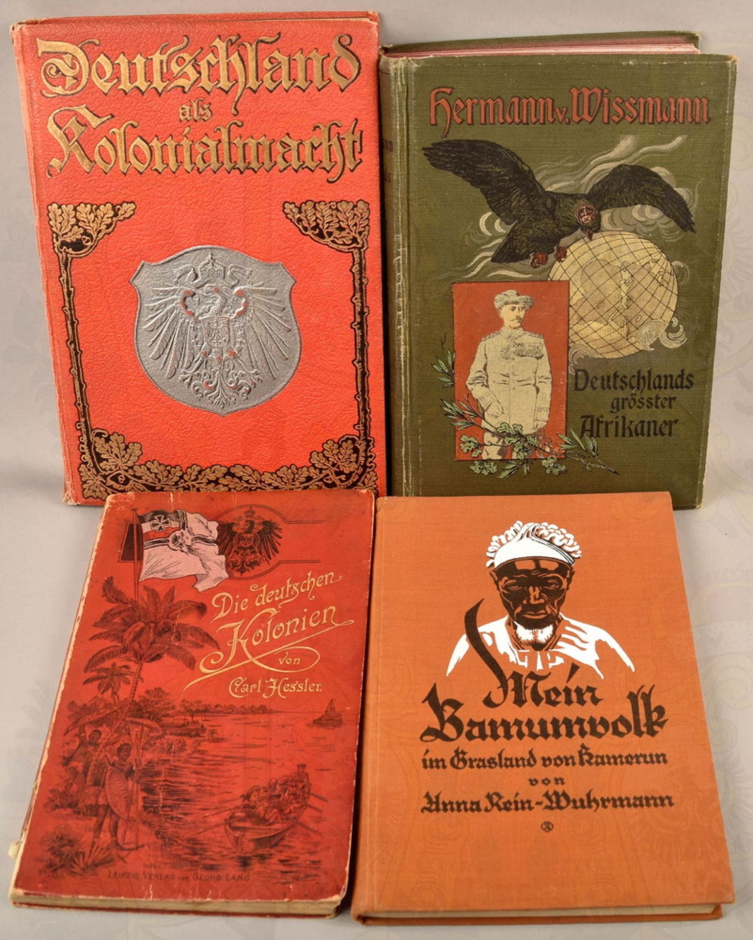 4 German colonial books 1897-1925