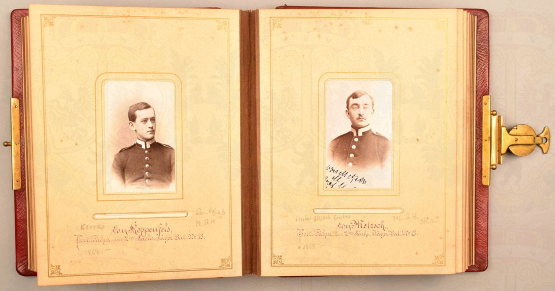 Fotoalbum Kriegsschule Glogau 1887-1888 - Bild 5 aus 6