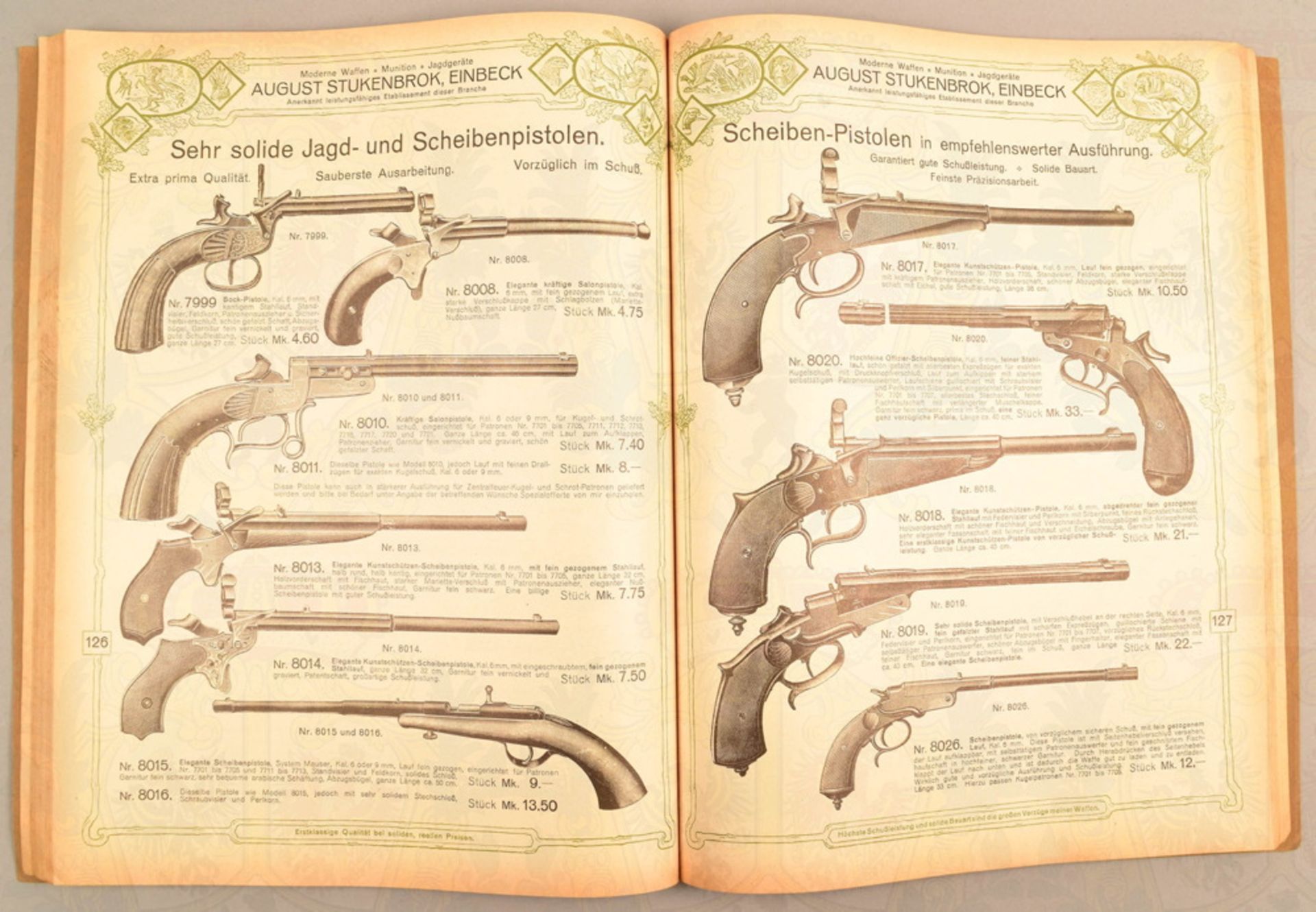 Catalogue for modern weapons and ammunition around 1910 - Image 2 of 2