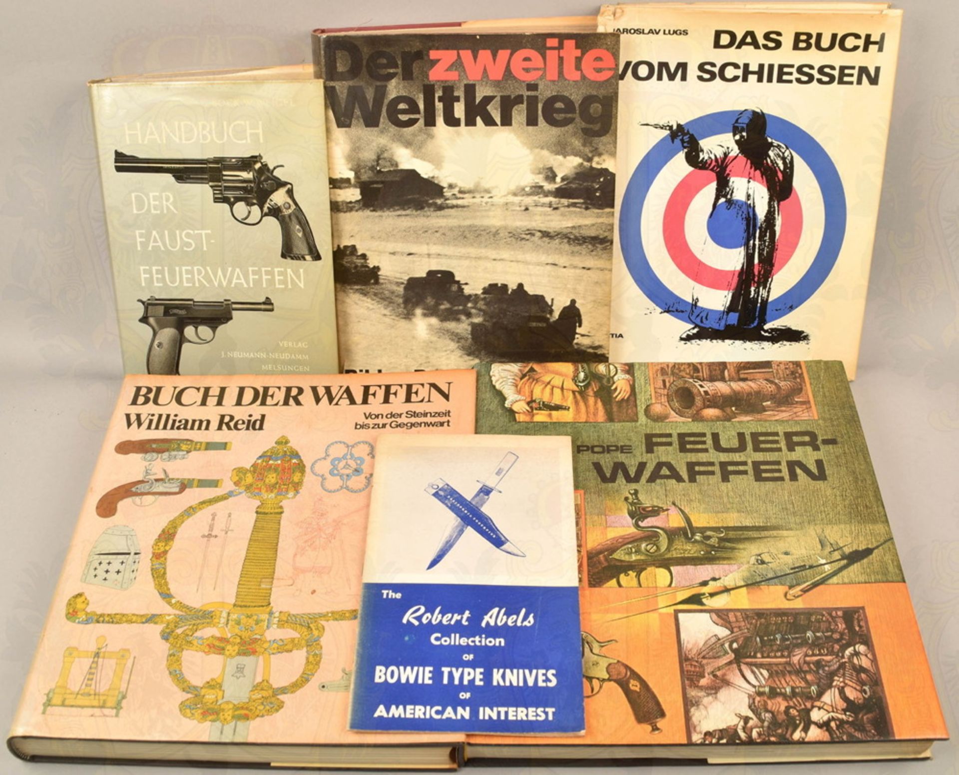 5 reference books firearms and small arms