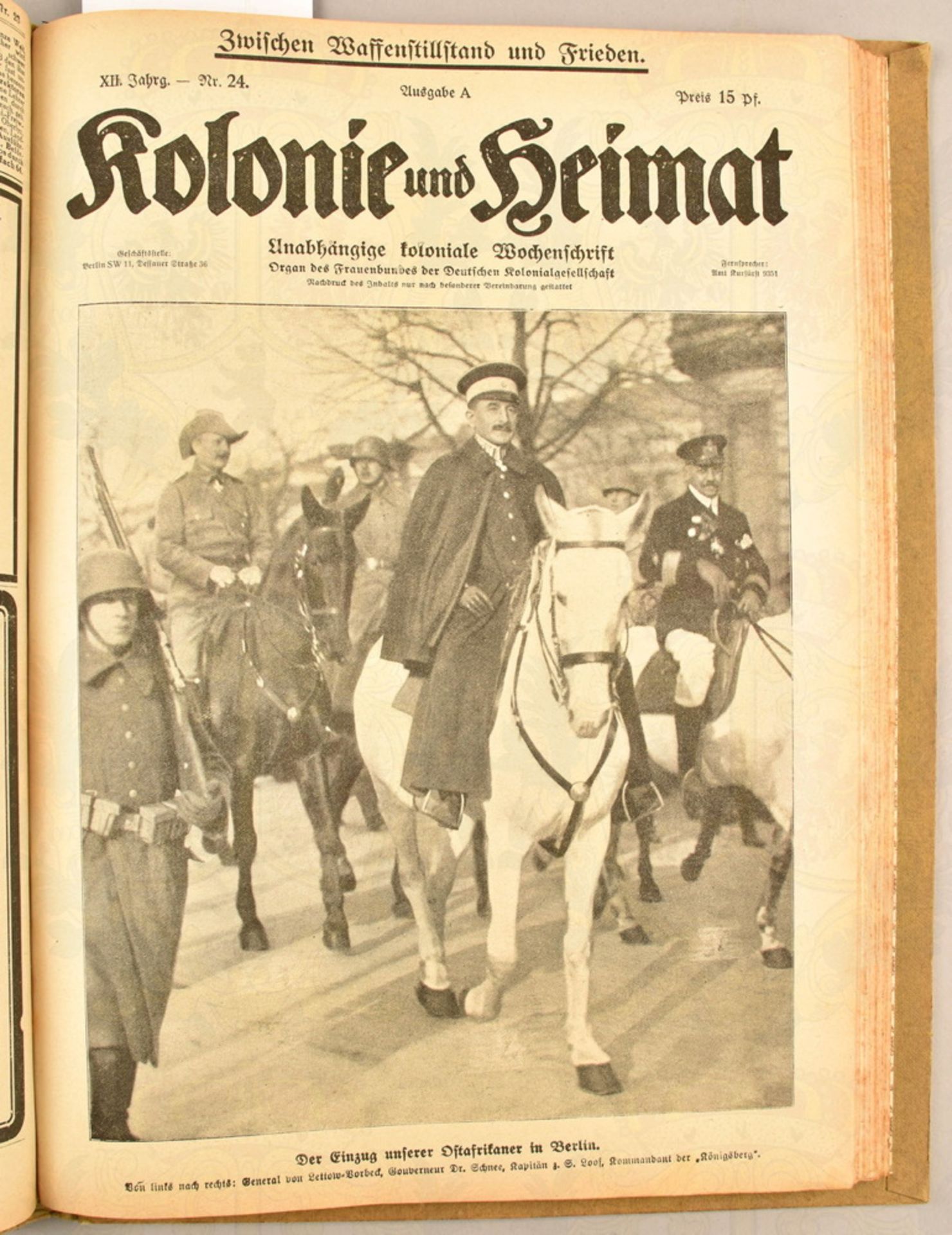 German magazine Colony and Homeland 1918/1919 - Image 3 of 3