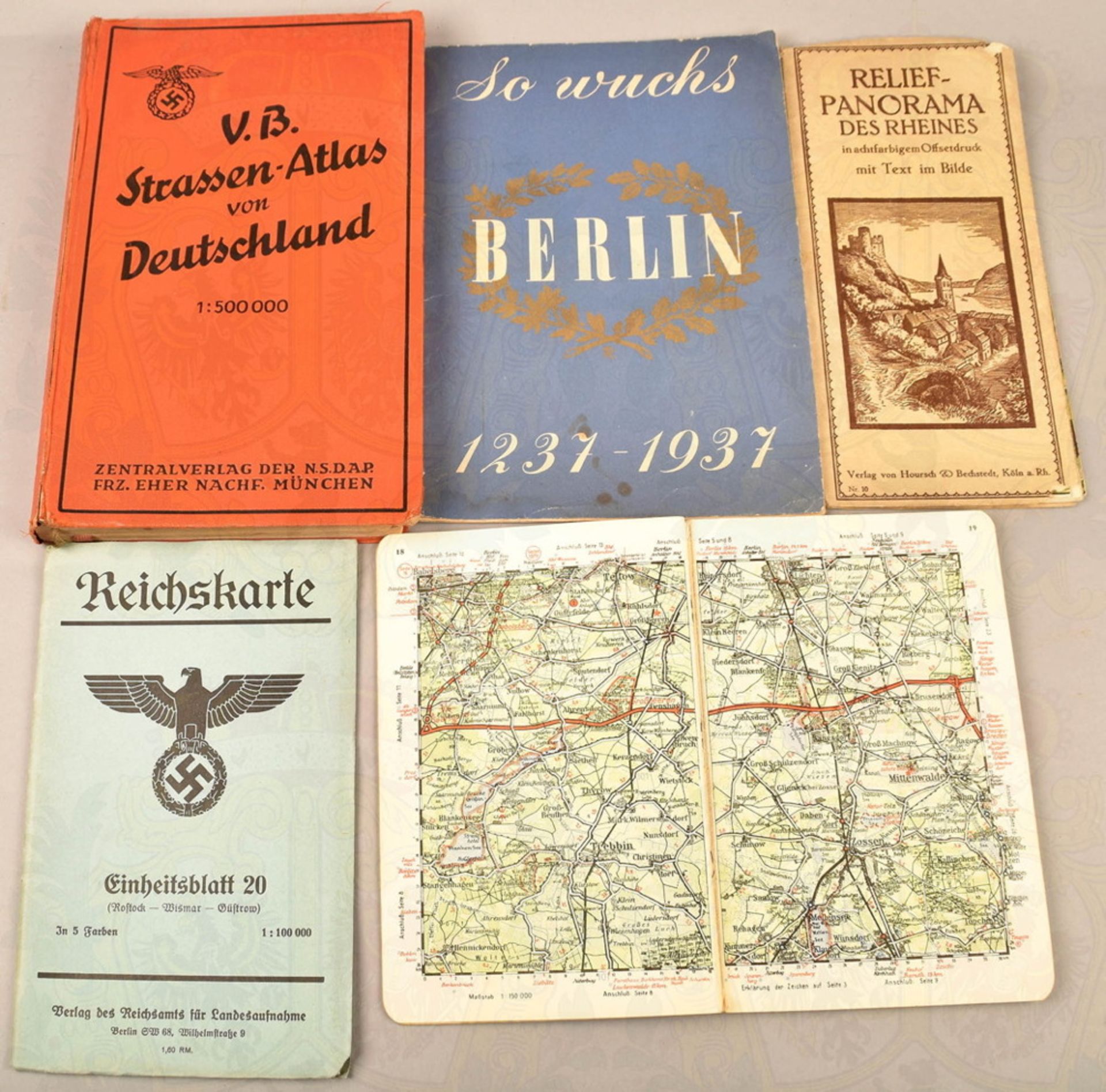 VB-Strassenatlas und 4 Kleinschriften - Bild 2 aus 2