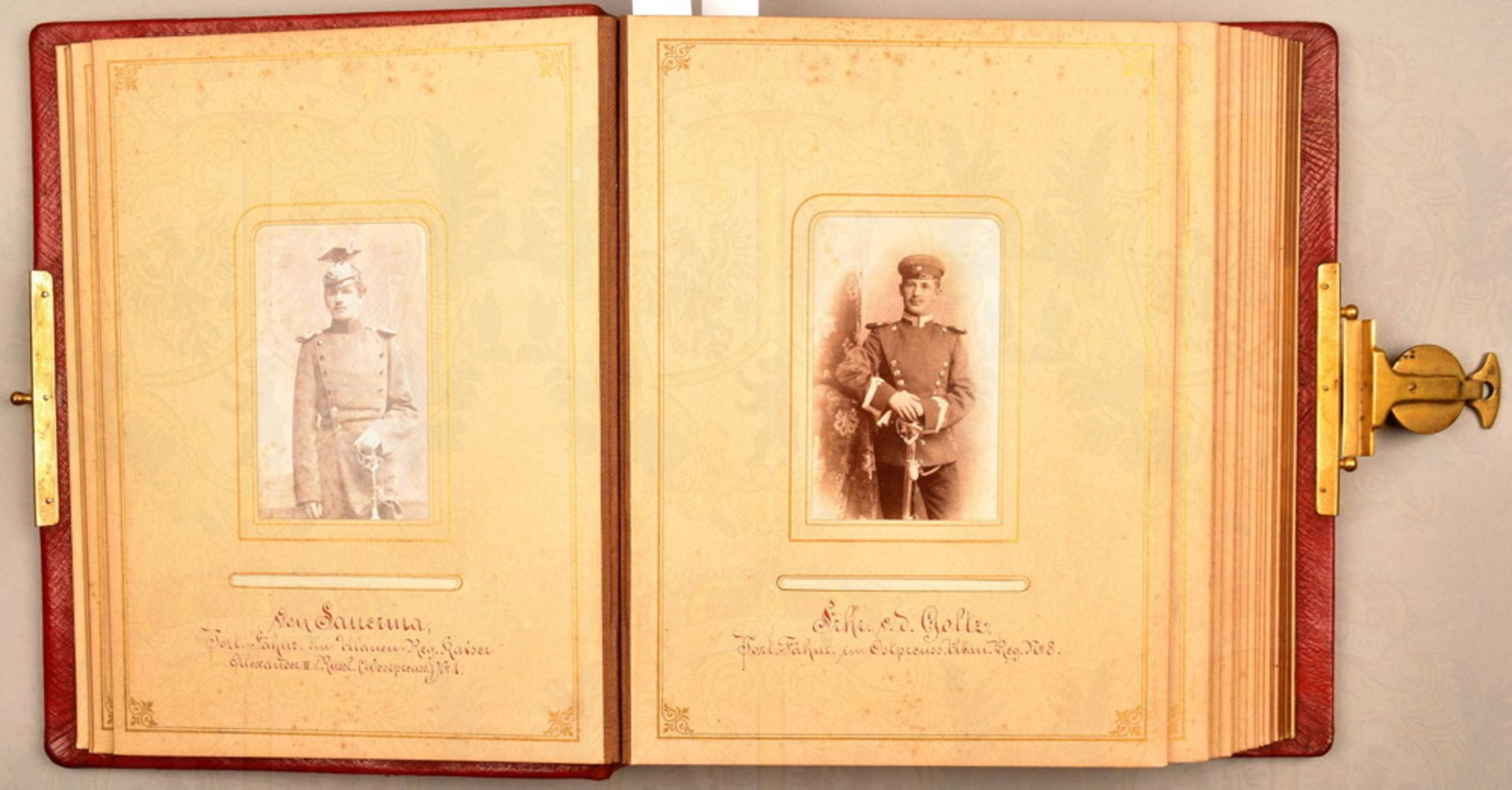 Fotoalbum Kriegsschule Glogau 1887-1888 - Bild 2 aus 6