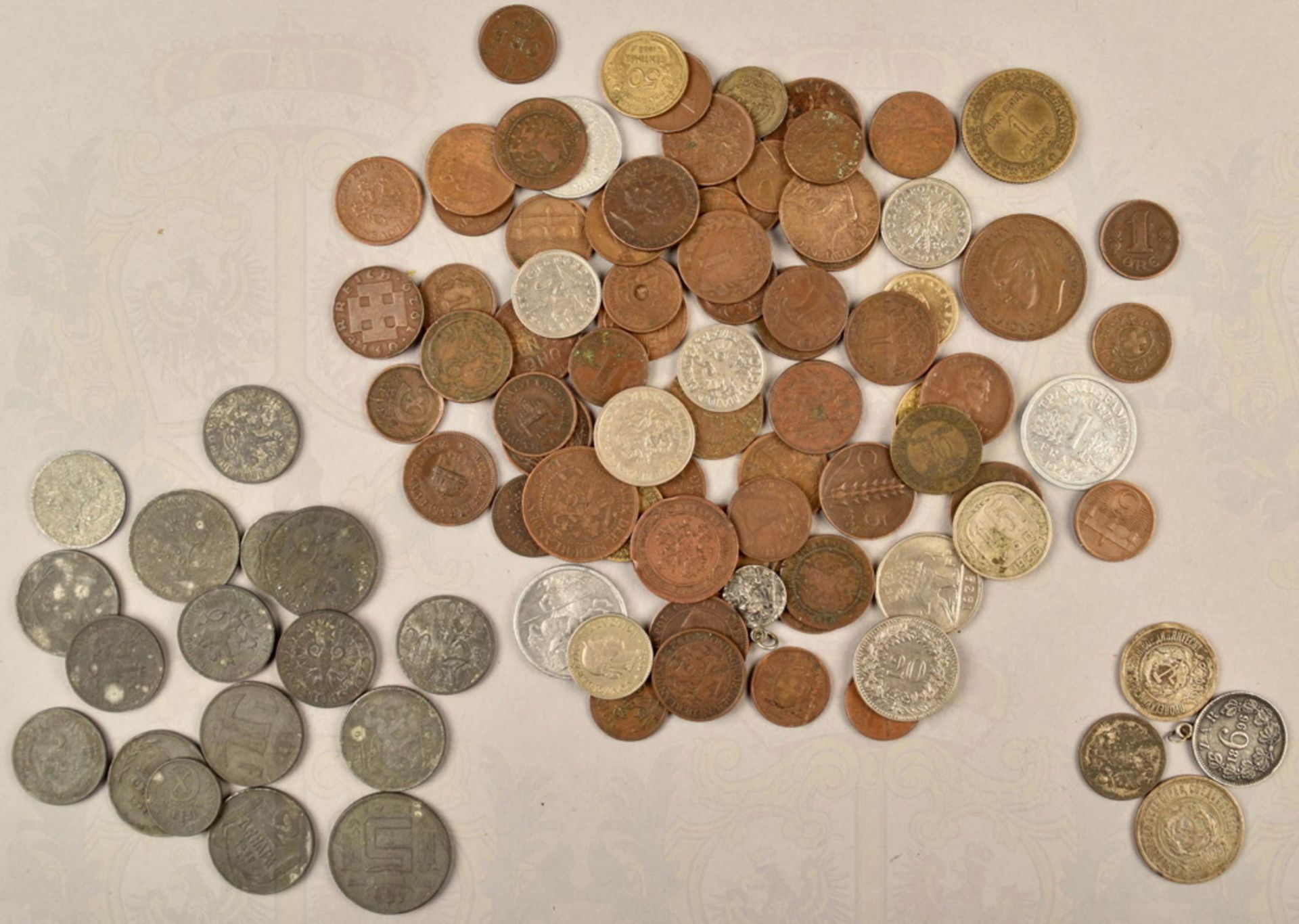 97 Kleinmünzen meist Europa 1862-1958