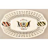 Patriotic bowl 1914/1915 with golden decoration and Iron Cross 1914