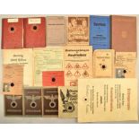 Collection of Third Reich membership cards and documents