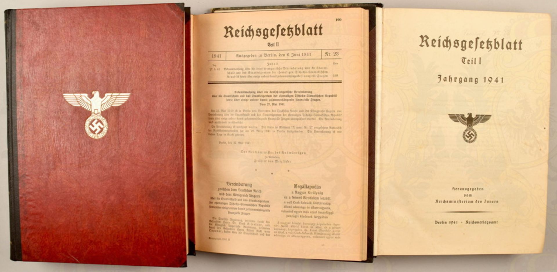 7 volumes legal texts of the Third Reich 1940-1943 - Image 3 of 4