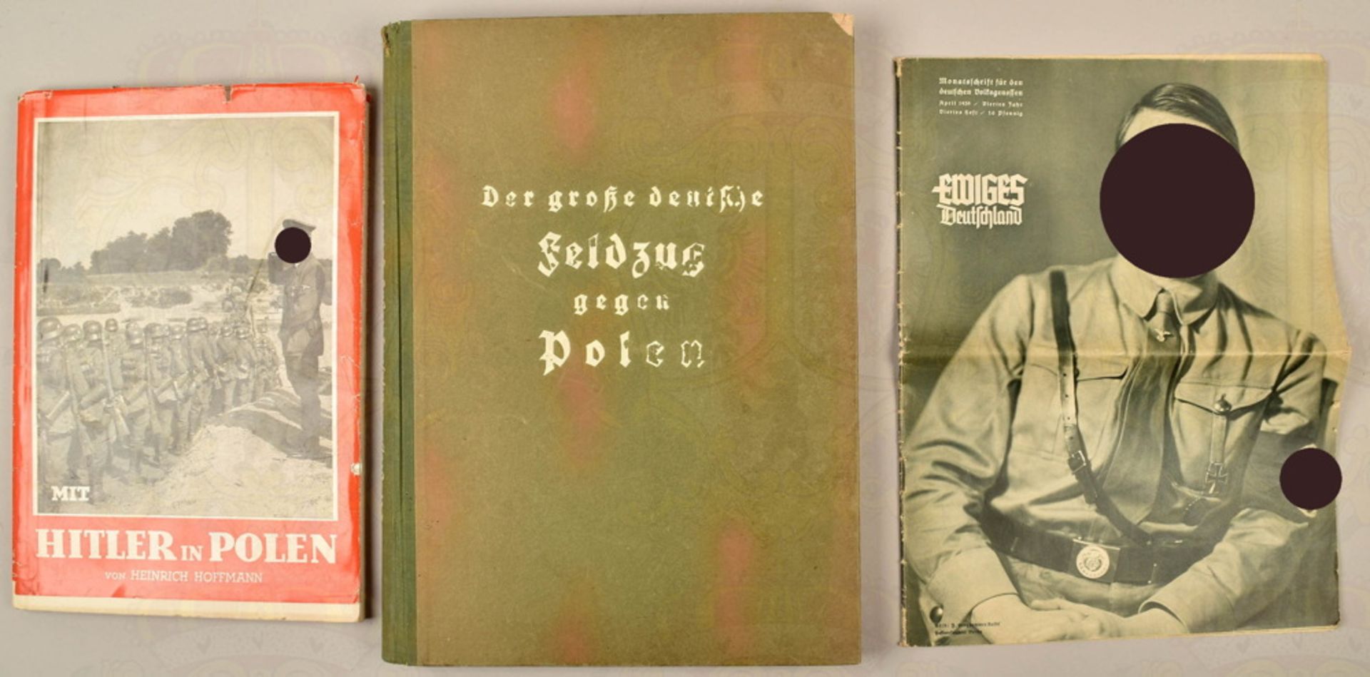 2 German military photo books Polish Campaign 1939