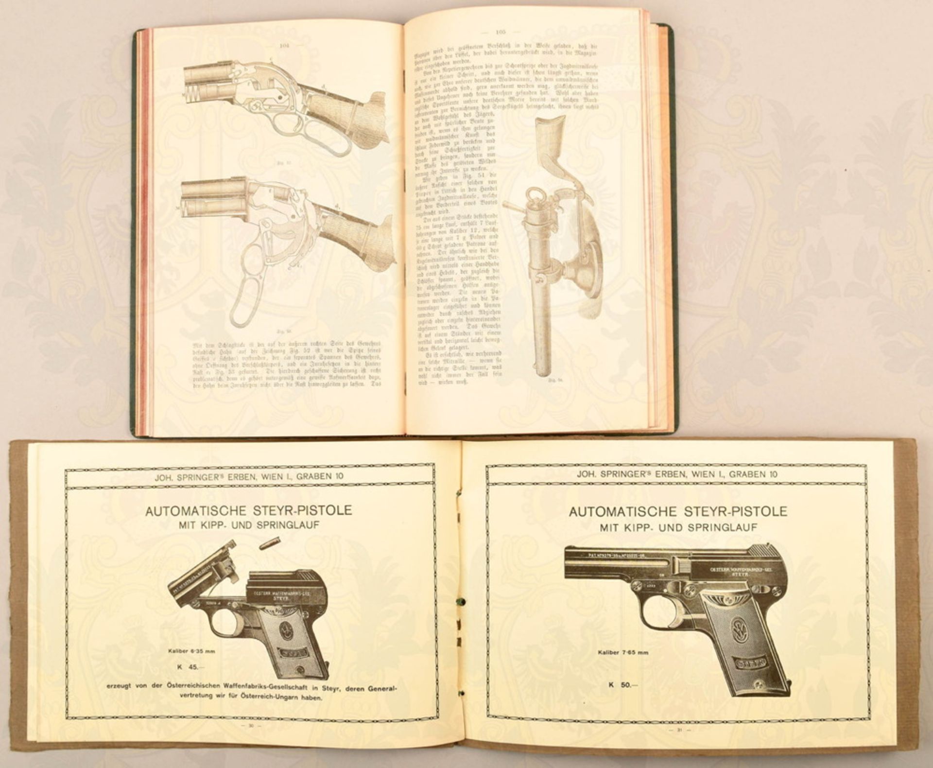 Hunting rifles manual book 1891 and hunting rifles catalogue of 1914 - Image 2 of 2