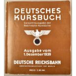 Deutsches Reichsbahn-Kursbuch Ausgabe 1. Dezember 1939
