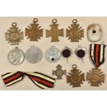 Grouping of German awards, badges and medals