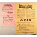 4 announcenemts death penalty and punishments French citizens 1915