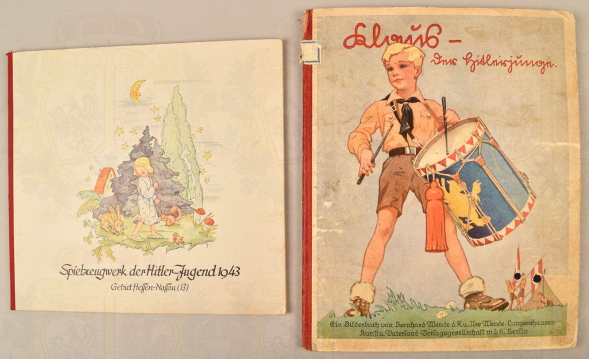 2 childrens books Hitler Youth 1933/1943