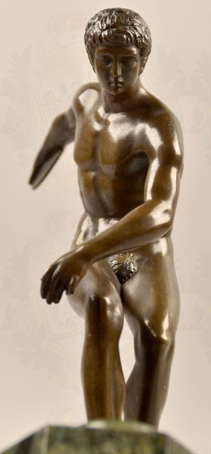 Bronze statuette Discus Thrower about 1935 - Image 5 of 6