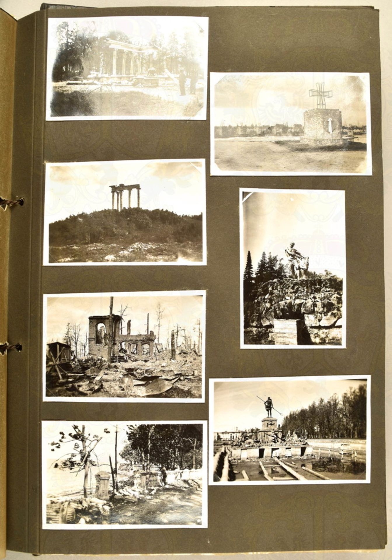 Fotoalbum, mit 80 Fotos, 1940, Besatzungsdienst in Frankreich und Rußland-Feldzug, Ansichten von - Image 3 of 3
