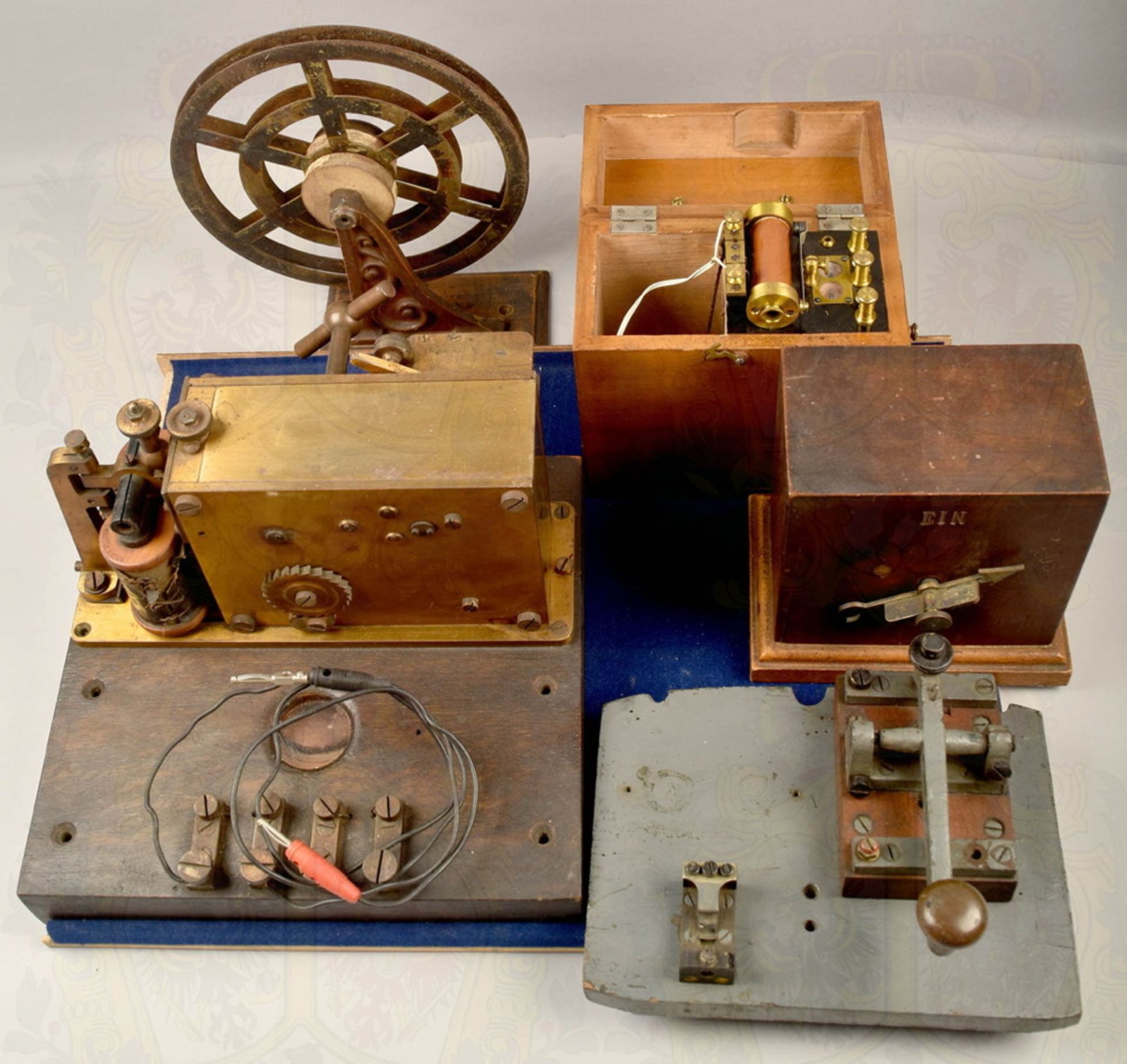 Telegraph equipment made about 1900