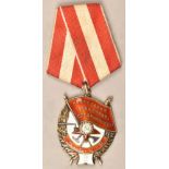 Soviet order of the Red Banner/silver made