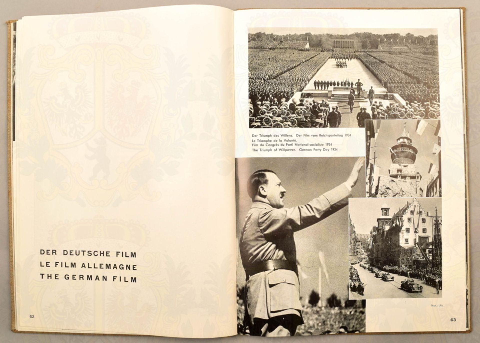 Photo book Germany and the German film 1935 - Image 3 of 3