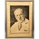 Portrait drawing Dr. Ferdinand Sauerbruch 1933