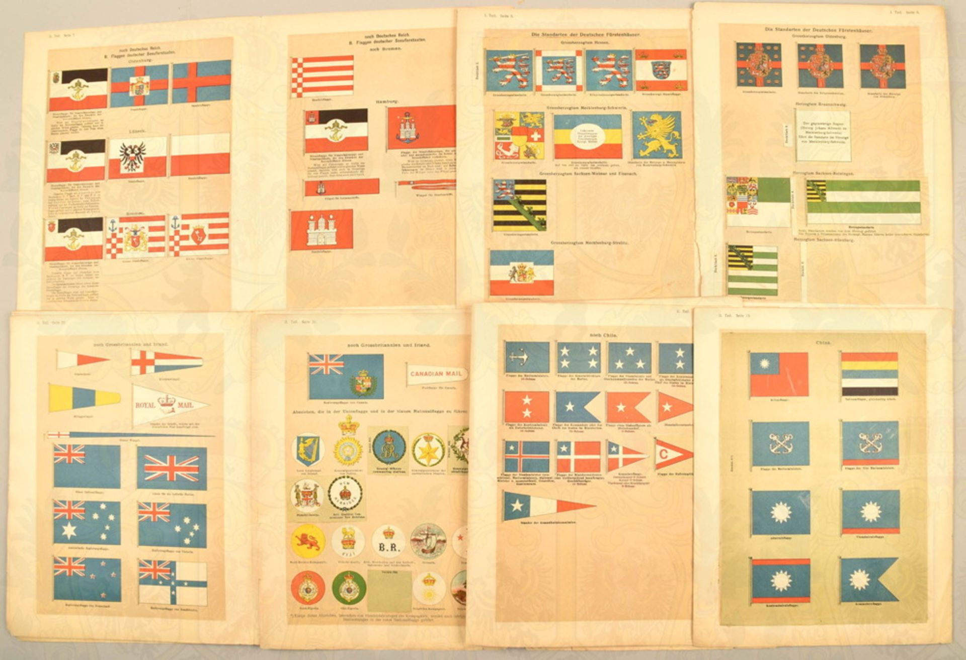 German and International flag book 1905 - Image 2 of 4