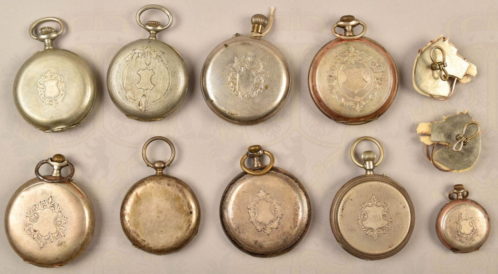 9 different pocket watches - Image 2 of 2