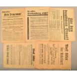5 election campaign leaflets 1932