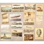 24 postcards zeppelins and dirigibles 1915-1973