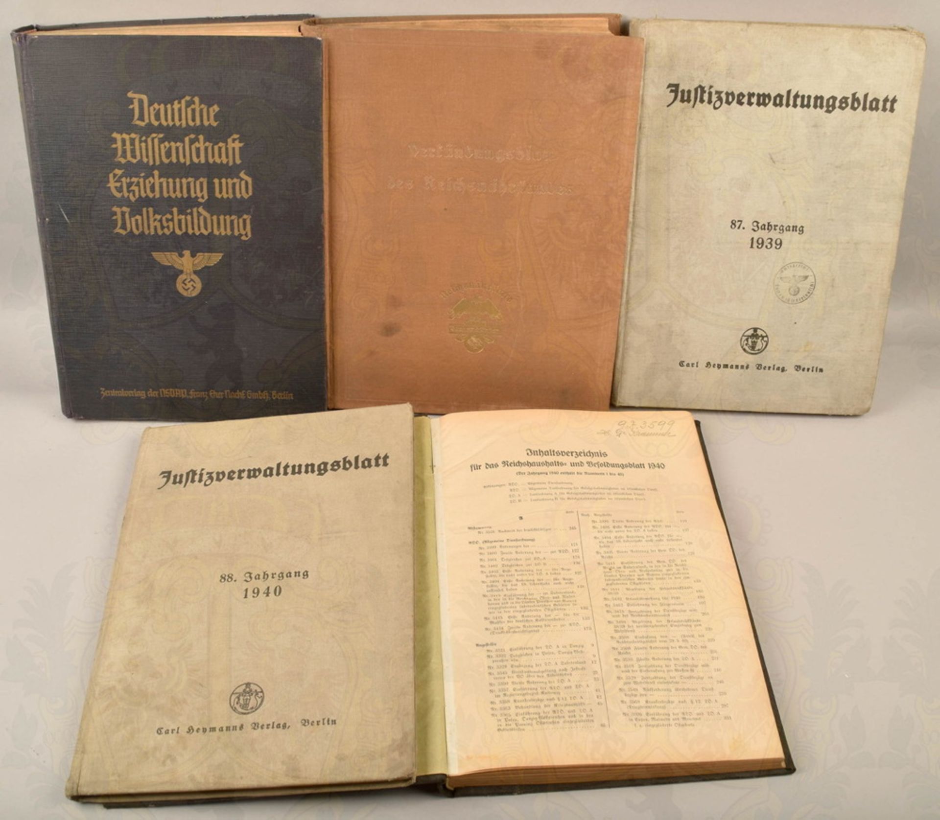 5 Dienstschriften/Verordnungsblätter 1939 und 1940 - Bild 2 aus 2