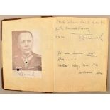 Original autograph of Field Marshal Erwin Rommel 1944