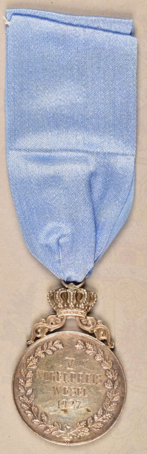 Silver shooting medal Wesel of 1927 - Image 2 of 2