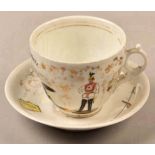 Geschenktasse Garde du Corps 1879