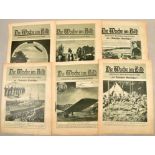 74 issues German weekly illustrated newspapers 1927/1928