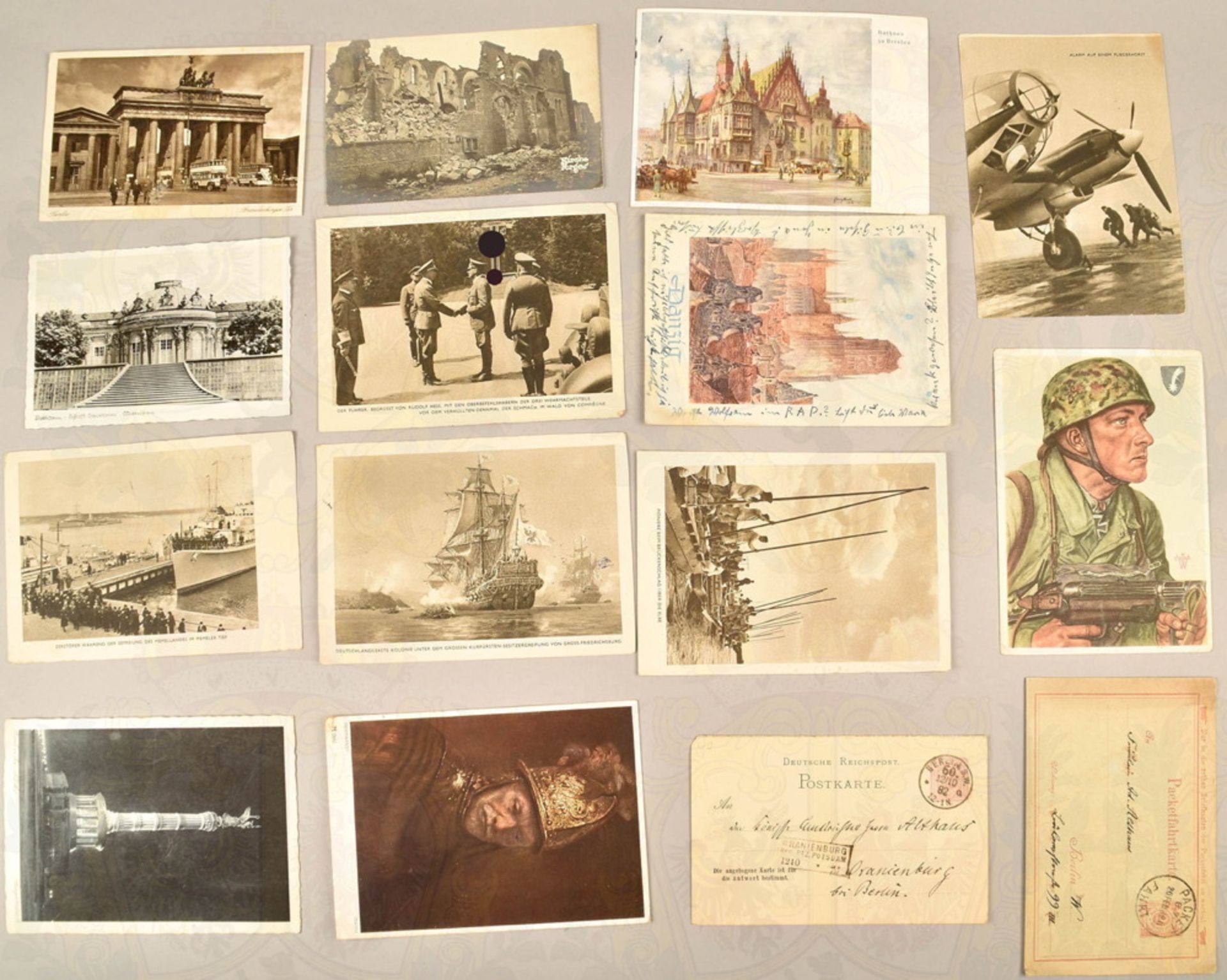 135 postcards Germany 1908-1953