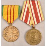 2 Service Medals USA and Soviet Union