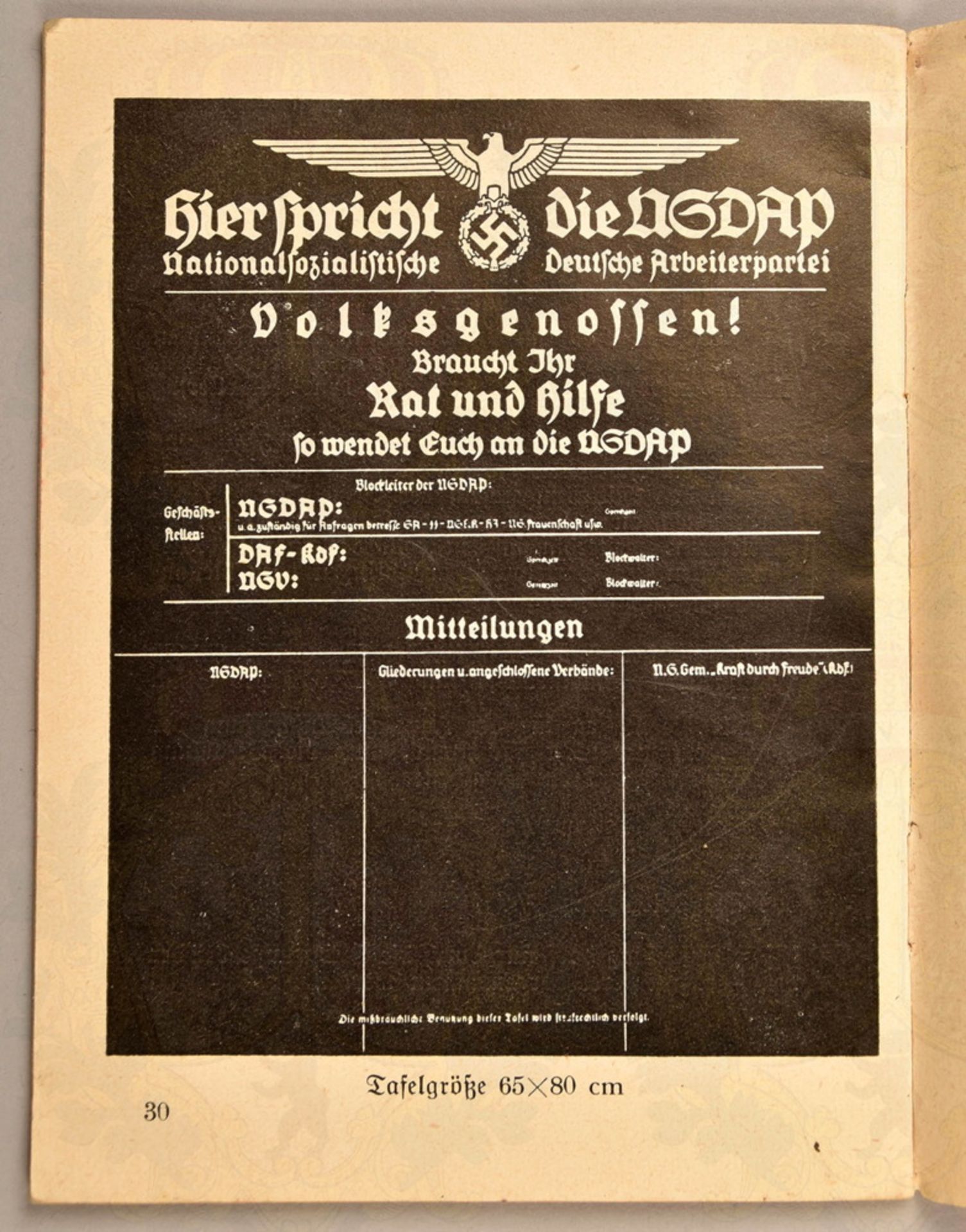 Der Block- und Zellenleiter in der NSDAP 1936 - Bild 3 aus 3
