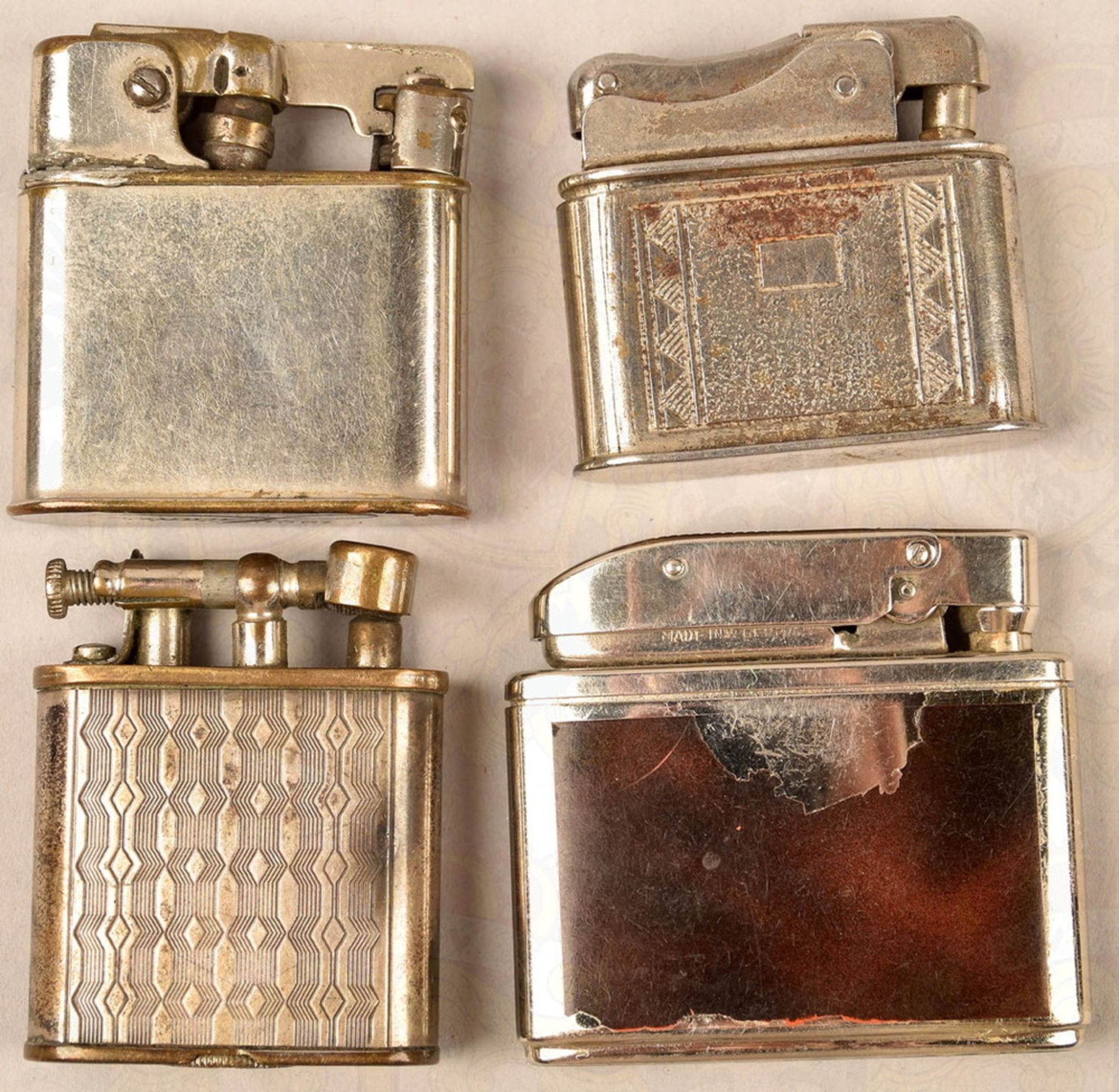 4 different German lighters - Image 2 of 2
