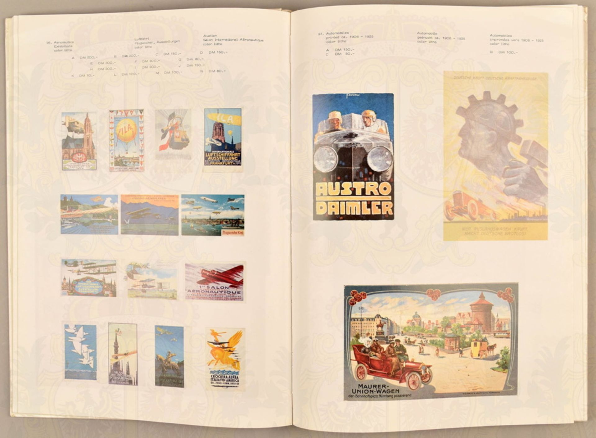Bernhard postcard catalogue and 45 postcards - Image 2 of 3