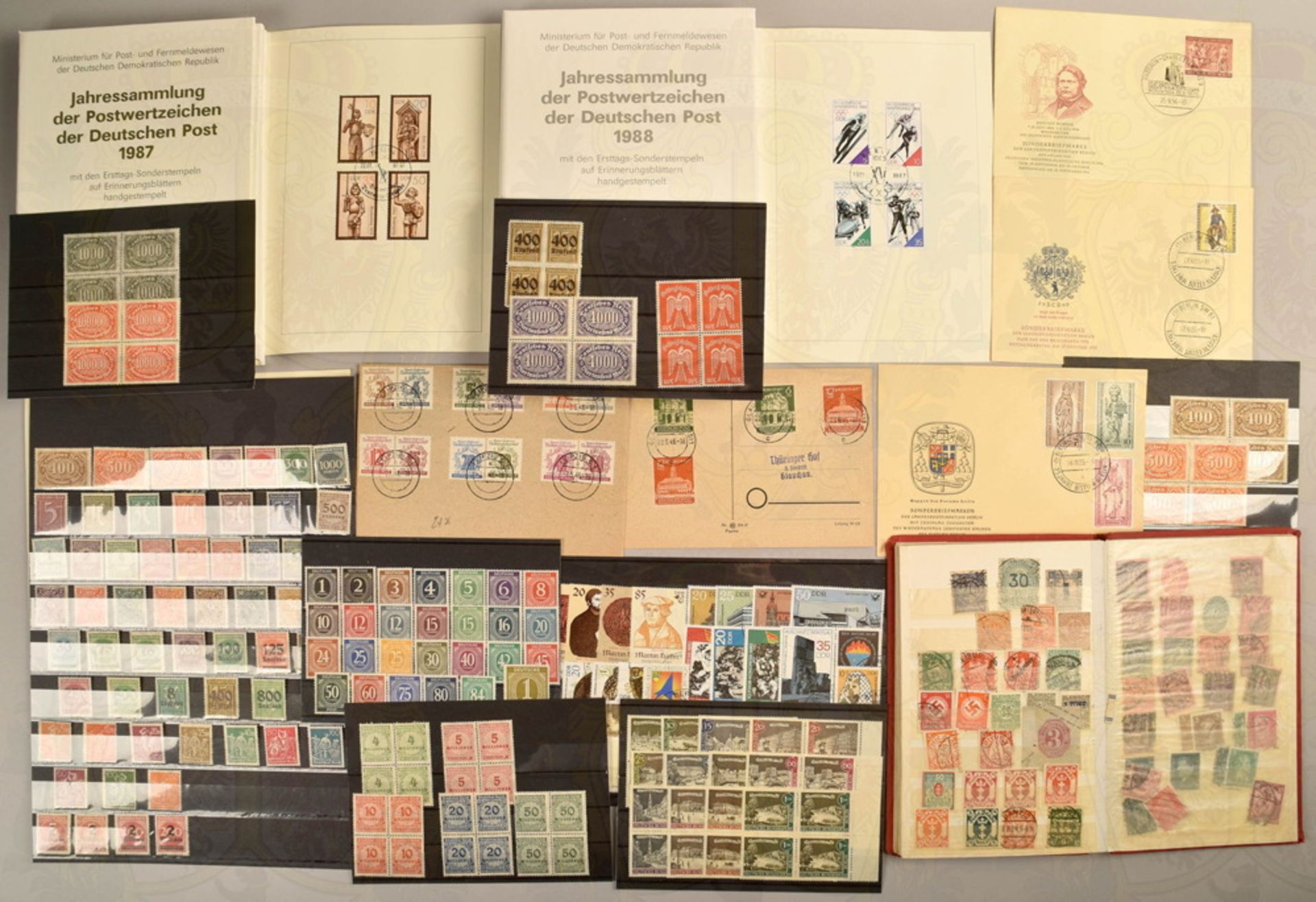 2050 postage stamps German 1912-1988 - Image 2 of 3