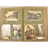 Postcard album cities and landscape with 222 postcards