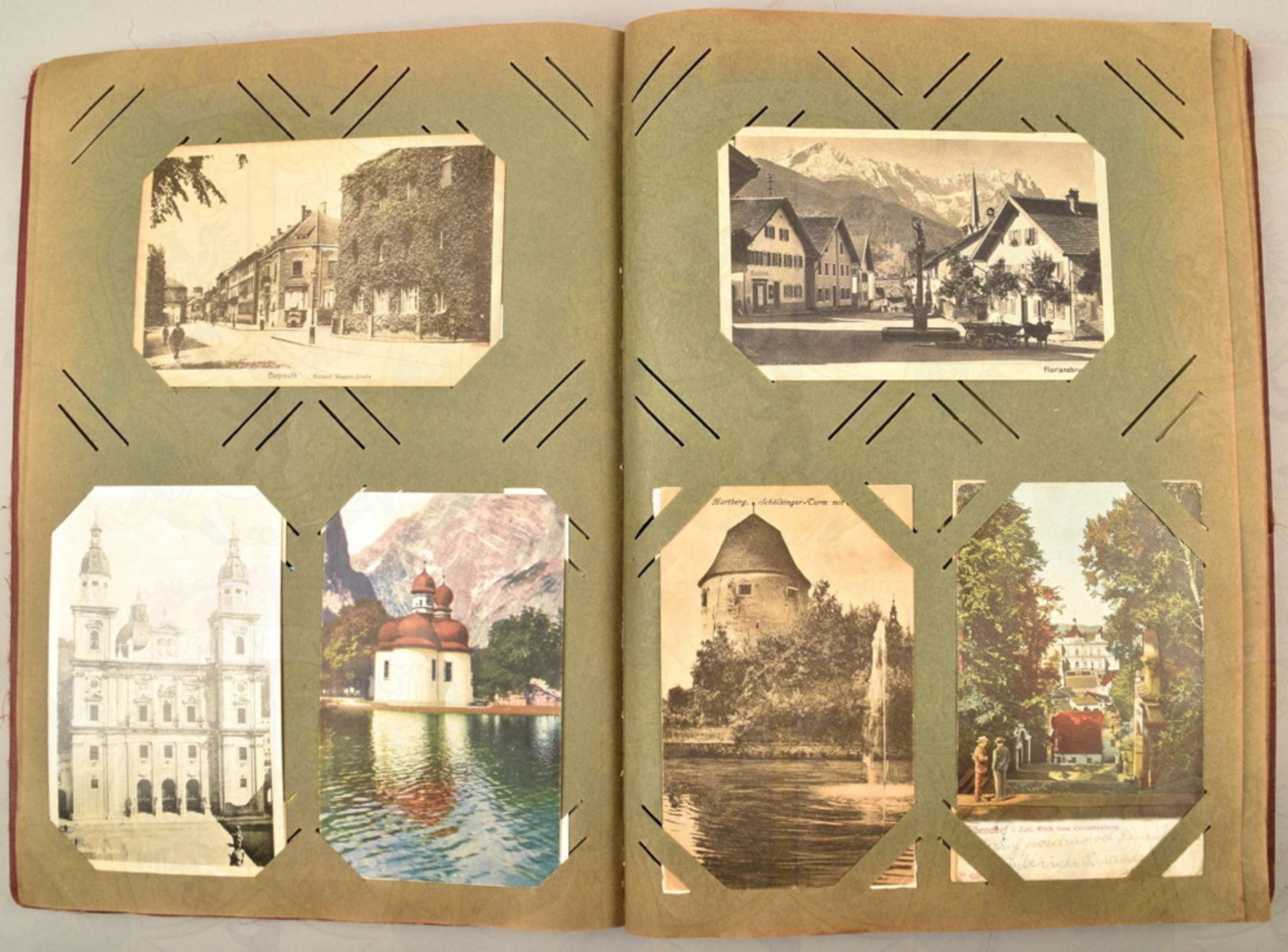 Album Ansichtskarten Landschaft und Städte 1906-1957