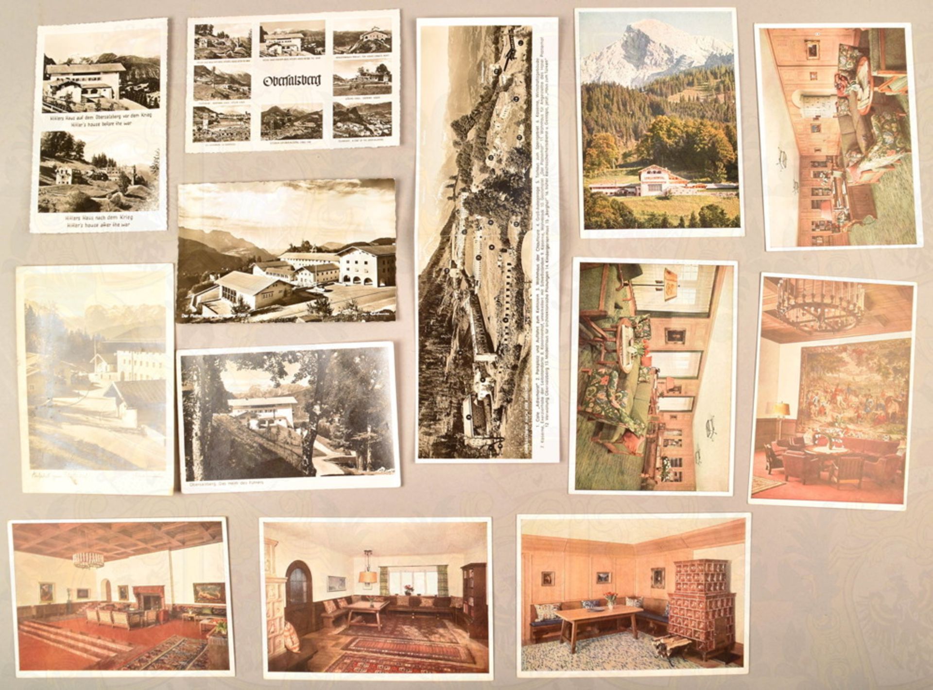 22 postcards Obersalzberg and Berghof/Hitlers home - Image 2 of 2