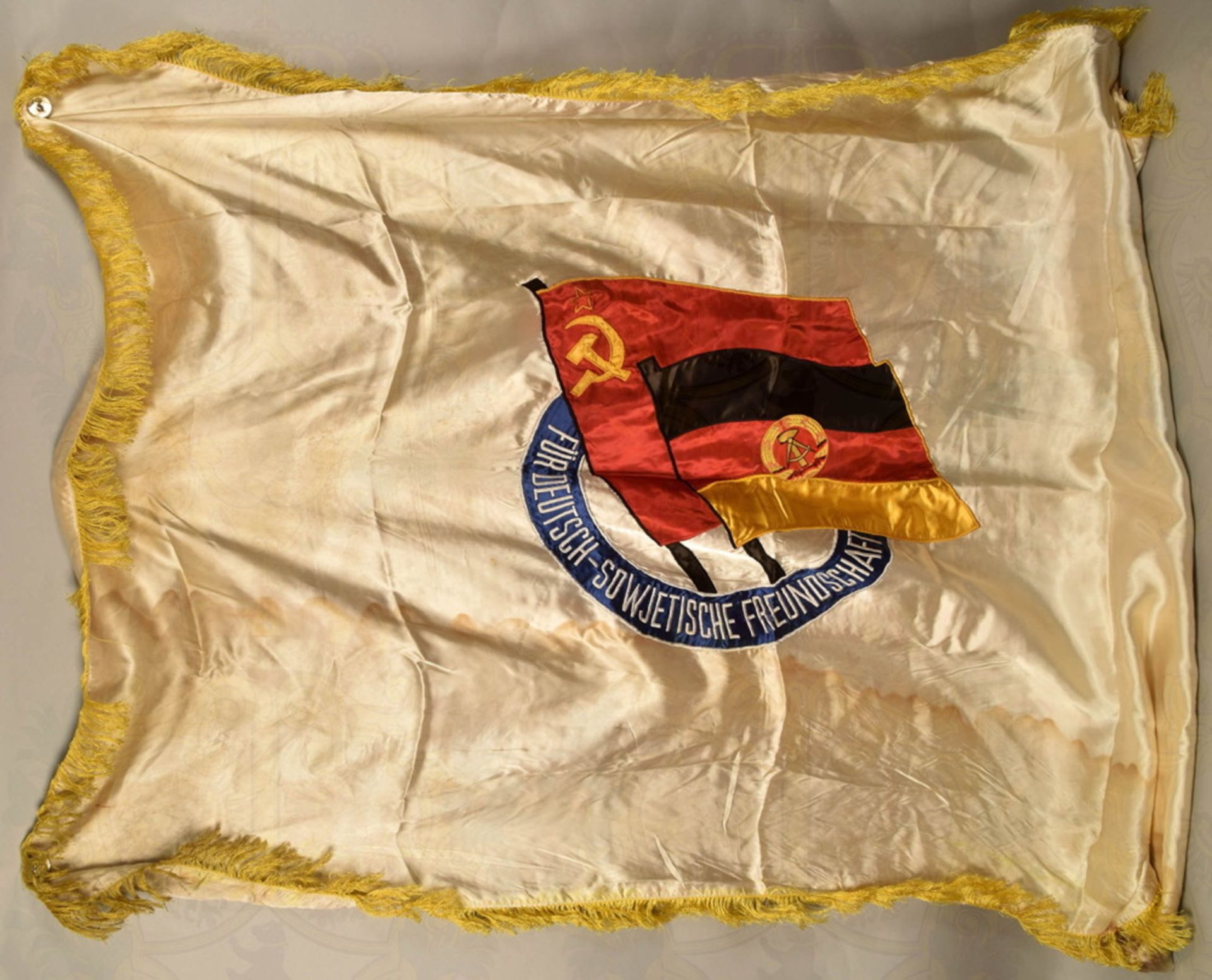 Honour banner Society for German-Soviet Friendship - Image 2 of 2