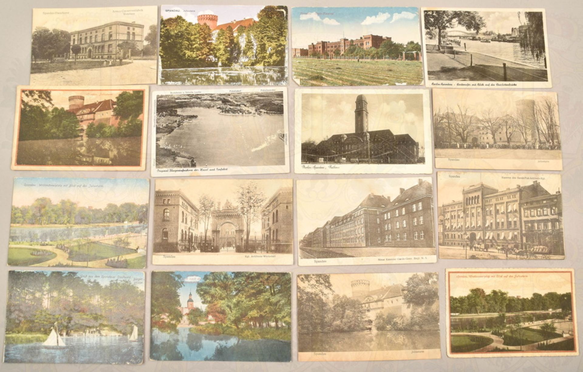 85 postcards of Spandau 1900-1910