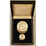 GDR Ernst-Moritz-Arndt medal with miniature 1963-1964