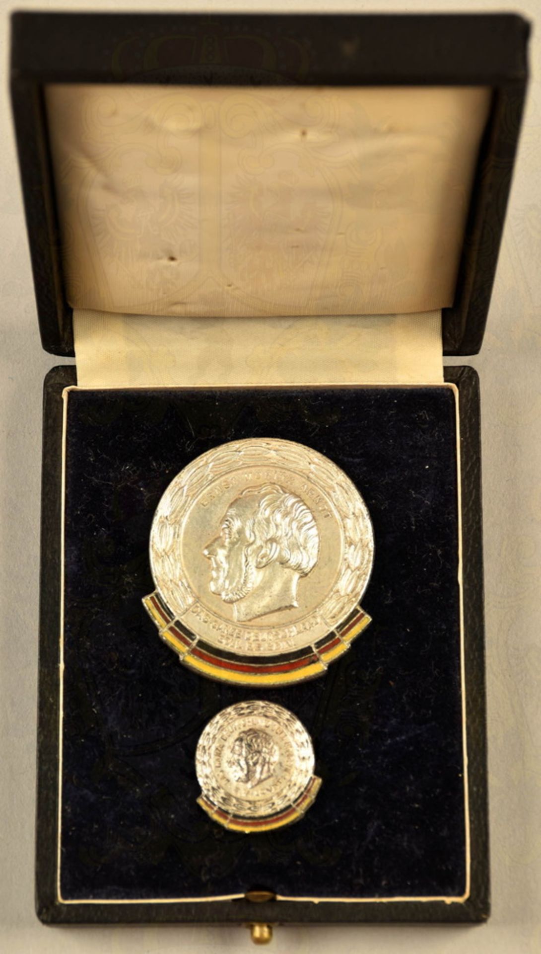 GDR Ernst-Moritz-Arndt medal with miniature 1963-1964