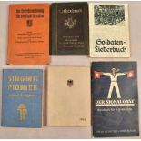 6 service regulations books 1921-1959